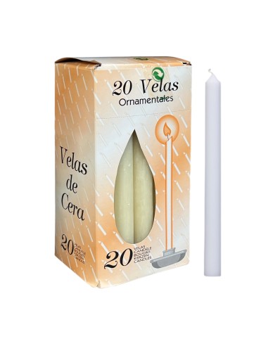 VELAS 19 CM PQT 20 UND