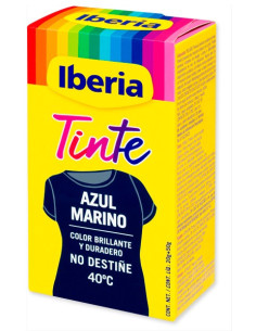 TINTE ROPA IBERIA AZUL MARINO CAJA 2 SOBRES