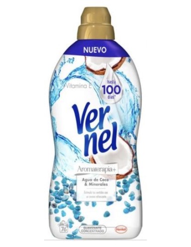 SUAVIZANTE VERNEL CONCENTRADO COCO 60 LAV.