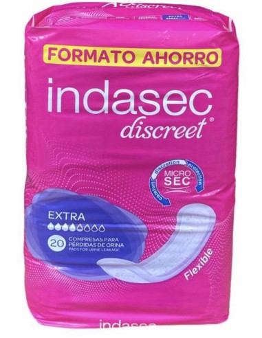 COMP INDASEC INCONTINENCIA EXTRA 20 UND