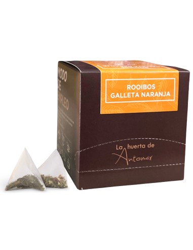 INFUSION PIRAMIDE ROOIBOS GALLETA 10 UND