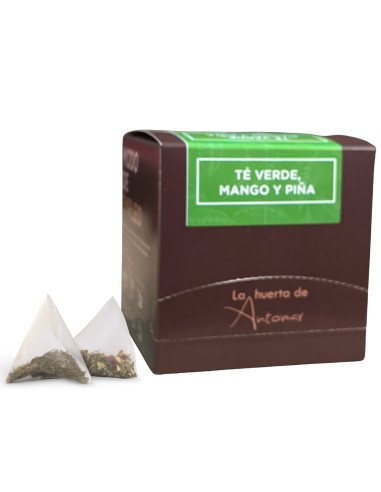 INFUSION PIRAMIDE TE VERDE MANGO PIÑA 10 UND