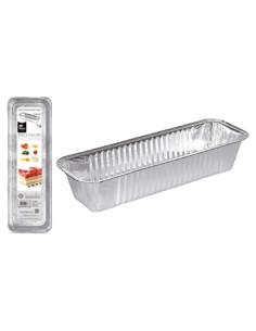 ENVASE ALUMINIO PLUM CAKE 31X10,5X5,5 CM BOLSA 2 UND