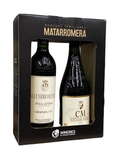 ESTUCHE VINO MATARROMERA + CARLOS MORO CRIANZA