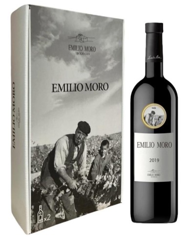 ESTUCHE VINO TINTO EMILIO MORO 2 BOTELLAS