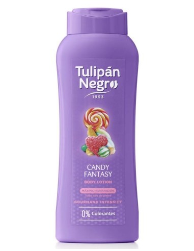 LOCION CORPORAL TULIPAN NEGRO CANDY FANTASY 400 ML