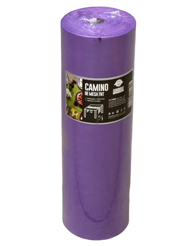 MANTEL CAMINO DE MESA VIOLETA PREC. 1.20X48 METROS