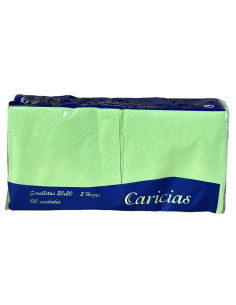 SERVILLETAS VERDE PISTACHO 20X20 PAT. 100 UND