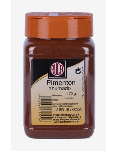 PIMENTON PICANTE AHUMADO BOTE 170 GR