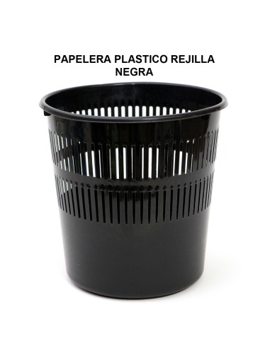 PAPELERA PLASTICO REJILLA 16 LT