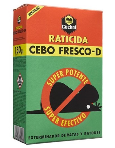 RATICIDA CEBO FRESCO CUCHOL 150 G
