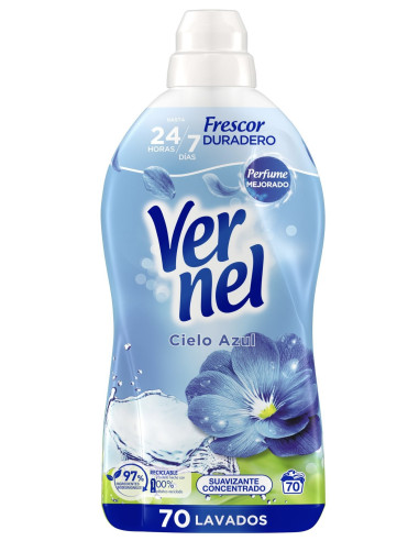 SUAVIZANTE VERNEL CONC. AZUL 55 DOSIS