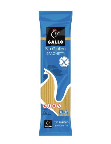 PASTA GALLO SIN GLUTEN SPAGUETTIS 450 G