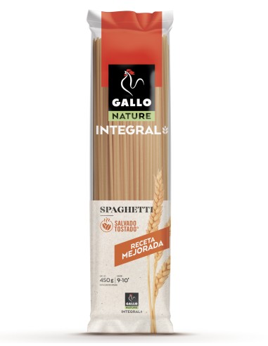 PASTA GALLO INTEGRAL SPAGUETTIS 450 G