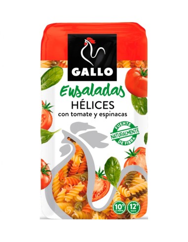 PASTA GALLO VEGETALES HELICES 450 G