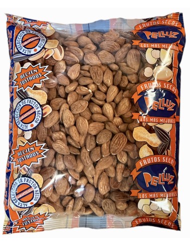 BOLSA ALMENDRA COMUNA CRUDA CON PIEL 1 KG