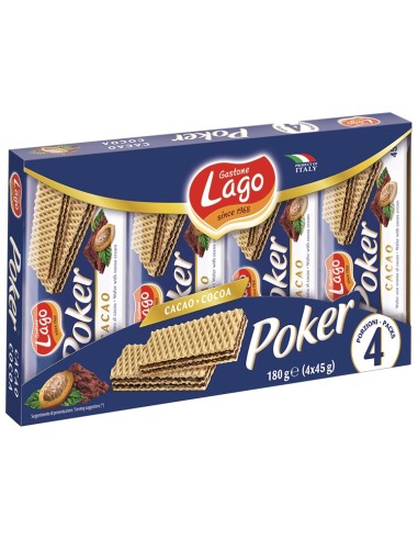 GALLETA POKER CACAO 4 UND 185 G