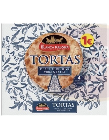 TORTAS ACEITE OLIVA 4 UND 120 G