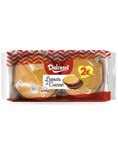 LUNAS AL CACAO DULCESOL 8 UND 220 G
