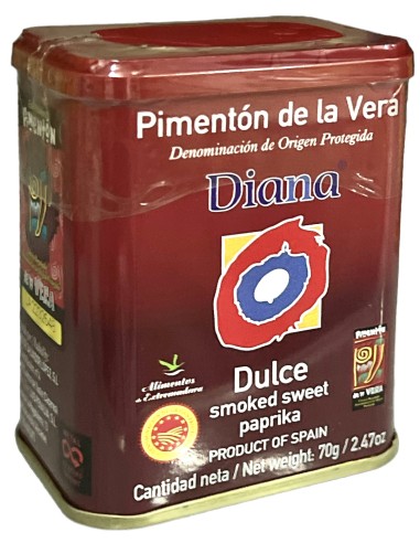 PIMENTON DE LA VERA DULCE DIANA 70 G