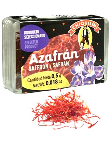 AZAFRAN HEBRA CHIQUILIN 0.5 G