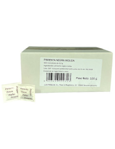 PIMIENTA MOLIDA MONODOSIS 0.2 G 500 SOBRES