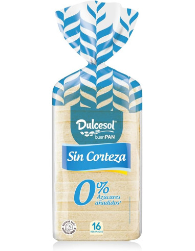 PAN DE MOLDE SIN CORTEZA 14 REB 350 G PVP1,49