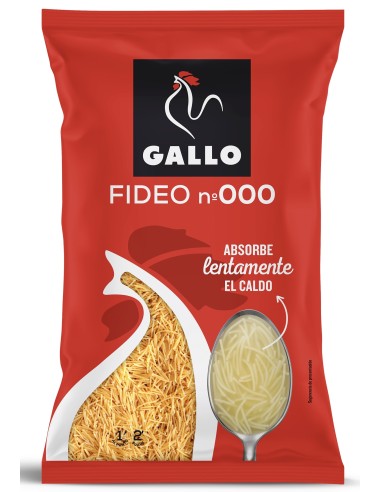FIDEO GALLO 000 BOLSA 250 GR