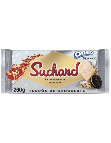 TURRON SUCHARD CHOCOLATE BLANCO + OREO 260 G