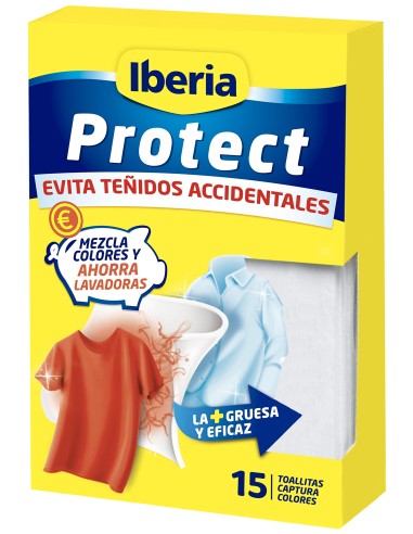 TOALLITAS ATRAPA COLOR IBERIA PROTECT 15 UND