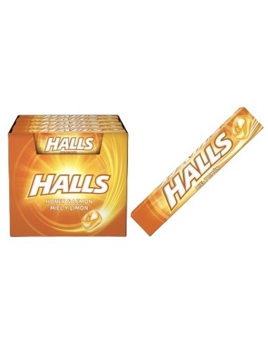 CARAMELOS HALLS S/AZUCAR MIEL LIMON 32G