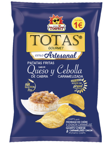 TOSFRIT PATATAS FRITAS TOTAS QUESO Y CEBOLLA 100 GR PVP1