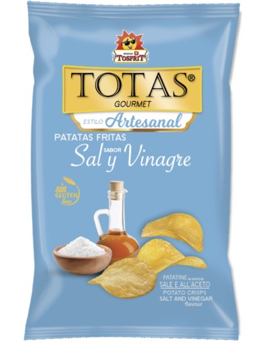 TOSFRIT PATATAS FRITAS TOTAS SAL Y VINAGRE 100 G