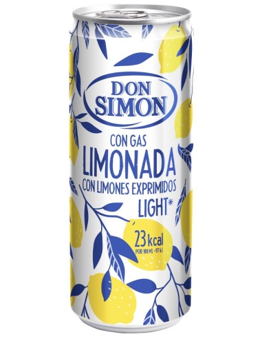 LIMONADA DON SIMON CON GAS LIGHT LATA 330 ML