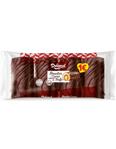 BRACITOS CACAO RELLENOS DE TRUFA 4 UND