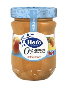 CONFITURA HERO DIET MELOCOTON 280 GR
