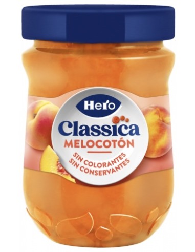 MERMELADA HERO CLASSICA MELOCOTON TARRO 330 GR