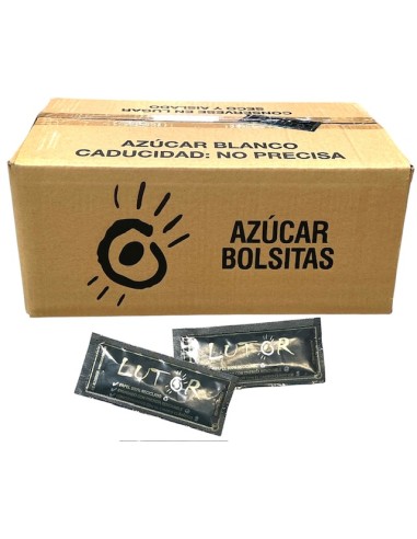 AZUCAR BOLSITAS LUTOR CAJA 1000 SB X 8 GR