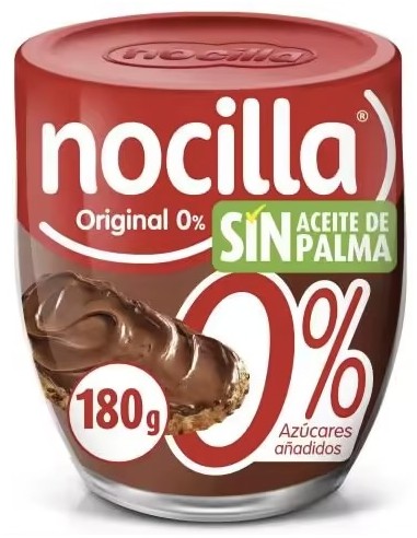 NOCILLA ZERO % 180 GRS