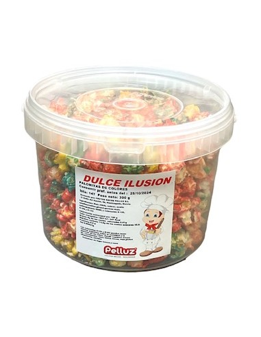 CUBO PALOMITAS DE ILUSION COLORES 300 GR