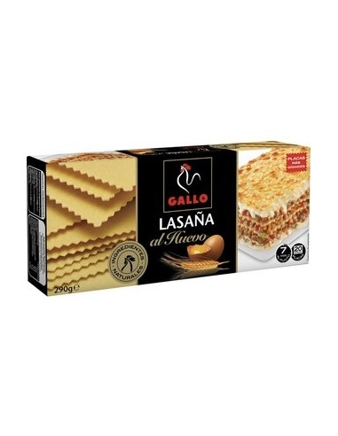 PASTA GALLO LASAÑA HUEVO 290 G