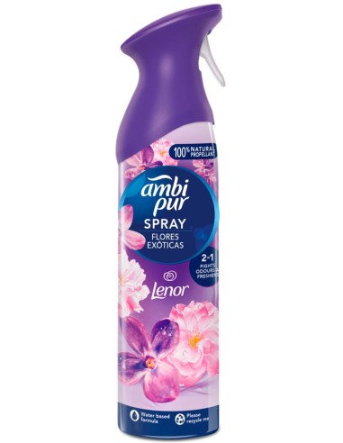 AMBIENTADOR AMBIPUR SPRAY FLOR EXOTICA 185 ML