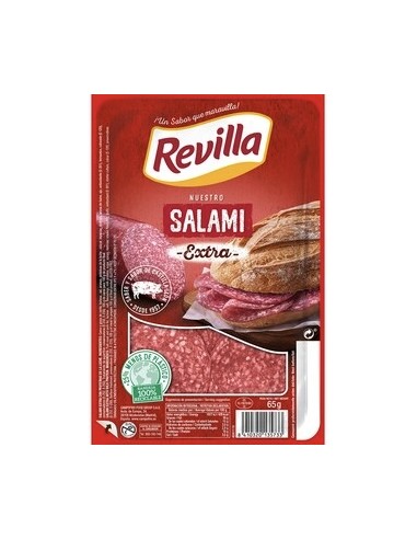 SALAMI LONCHAS REVILLA 65 GRS