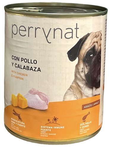 COMIDA PERROS PERRYNAT POLLO CALABAZA 800 GR