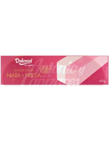 BLOQUE NATA FRESA 450G DULCESOL