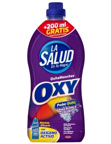 QUITAMANCHAS LA SALUD OXY PODER DUAL 1.5 LT