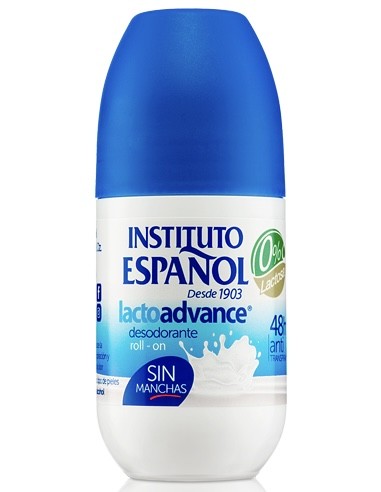 DESODORANTE INSTITUTO ESPAÑOL LACTOADVANCE ROLLON 75 ML