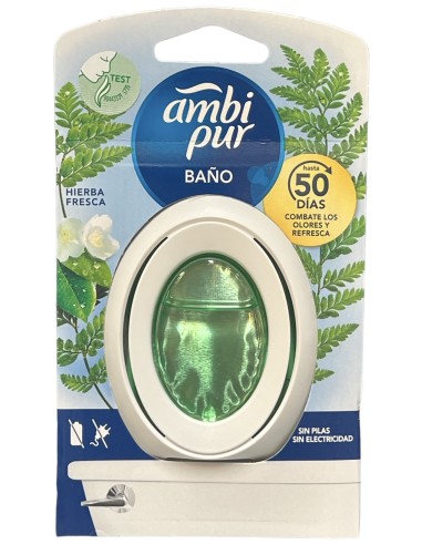 AMBIENTADOR AMBIPUR BAÑO HIERBA FRESCA 7.5 ML