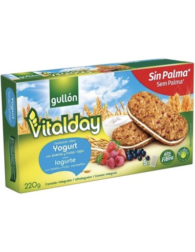 GALLETAS GULLON VITALDAY RELLENAS YOGURT