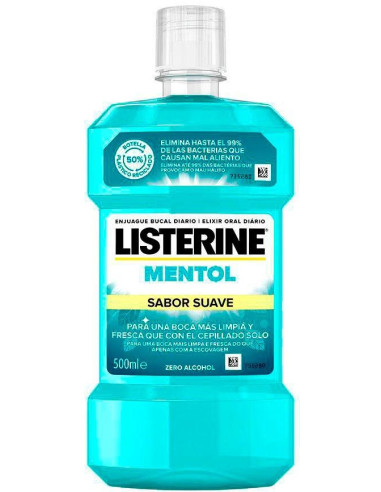 ENJUAGUE DENTAL LISTERINE SUAVE 500 CC